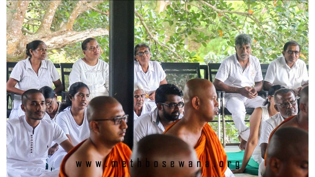 The 'Vipassana' Meditation Program which was conducted at Meth Bo Sewana last week